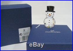 Swarovski Christmas Snowman with Hat Crystal Authentic MIB 5135852