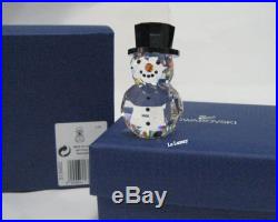 Swarovski Christmas Snowman with Hat Crystal Authentic MIB 5135852