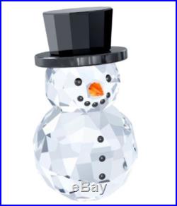 Swarovski Christmas Snowman with Hat Crystal Authentic MIB 5135852