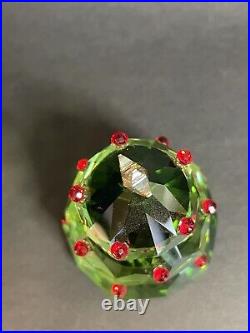 Swarovski Christmas Tree, Green 2.75 With Box #5223606 & Bells (couple Dings)