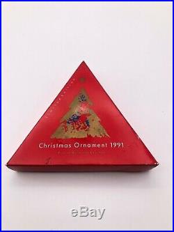 Swarovski Christmas ornament 1991 MIB RARE