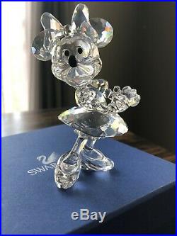 Swarovski Clear Crystal Figurine Disney Minnie Mouse #687436
