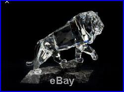 Swarovski Clear Crystal Figurine Soulmates LION 5103232 Brand New
