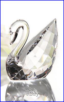 Swarovski Clear Crystal Figurine Soulmates SWAN Large #1075309 BRAND NEW IN BOX