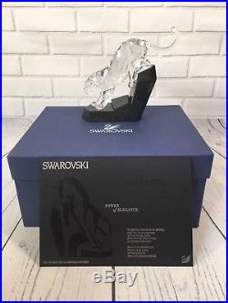 Swarovski Clear Crystal Panther Soulmates Collection Retired