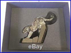 Swarovski Clear Crystal Panther Soulmates Collection Retired