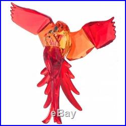 Swarovski Color Crystal Paradise Red Parrots Pair of Birds -5136809 New