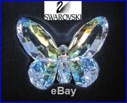 Swarovski Colored Crystal Figurine Butterfly Aurora Borealis #5155598 New