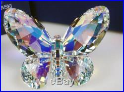 Swarovski Colored Crystal Figurine Butterfly Aurora Borealis #5155598 New