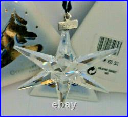 Swarovski Crystal 1993 Annual Edition Christmas Ornament Snowflake 9445 930 001