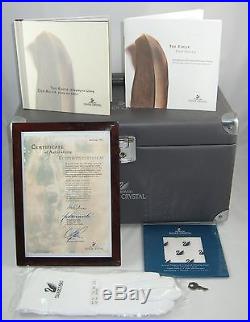 Swarovski Crystal 1995 Limited Edition EAGLE withCase/COA/Gloves/Cloth & Key
