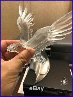 Swarovski Crystal 1995 Limited Edition Figurine THE EAGLE In Box withCOA, READ