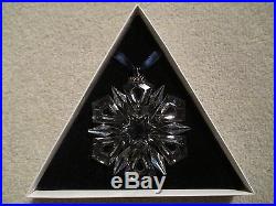 Swarovski Crystal 1999 LE. CHRISTMAS ORNAMENT Star / Snowflake MIB COA ERV. $275