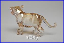 Swarovski Crystal 2010 SCS 3 Piece Golden Tiger Set, Mother & 2 Cubs, No Box