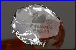 Swarovski Crystal 2010 SCS 3 Piece Golden Tiger Set, Mother & 2 Cubs, No Box