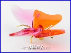 Swarovski Crystal #242551 PARADISE BUTTERFLY ABALA ROSE PINK for DISPLAY with BOX