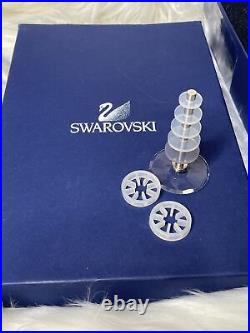 Swarovski Crystal 632785 ln box Gold Tree Topper