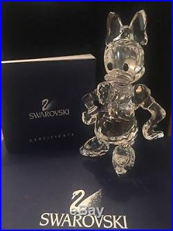 Swarovski Crystal 687320 Disney Daisy Duck Figurine Retired NIB