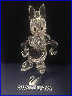 Swarovski Crystal 687320 Disney Daisy Duck Figurine Retired NIB