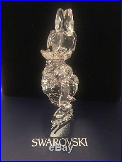 Swarovski Crystal 687320 Disney Daisy Duck Figurine Retired NIB