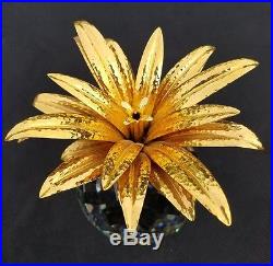Swarovski Crystal 7507 Nr 260 Giant Pineapple Gold Leaf Retired 2008