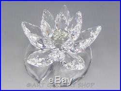 Swarovski Crystal 838178 Figurine #9100 000 029 WATERLILY LARGE FLOWER Mint Box