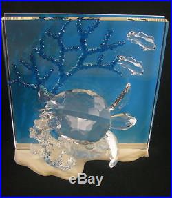 Swarovski Crystal 8 Wonders of the Sea Turtle Eternity with Box