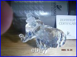 Swarovski Crystal'93 DUMBO Elephant withBlue Eyes WithBOX & COA MINT