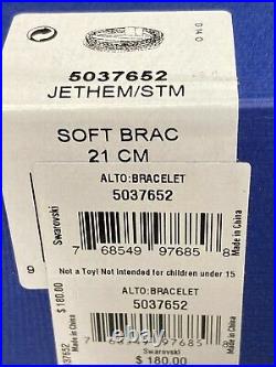 Swarovski Crystal Alto Bracelet Woven Jet 5037652 NIB