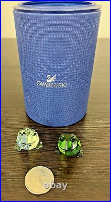 Swarovski Crystal Angelo & Angelina Frogs In Love Figurine Pair #5136524 NIB Swarovski Crystal Angelo & Angelina Frogs In Love Figurine Pair #5136524 NIB