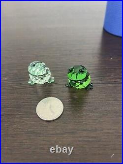 Swarovski Crystal Angelo & Angelina Frogs In Love Figurine Pair #5136524 NIB Swarovski Crystal Angelo & Angelina Frogs In Love Figurine Pair #5136524 NIB