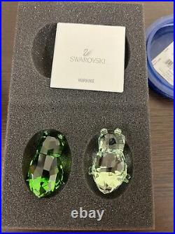 Swarovski Crystal Angelo & Angelina Frogs In Love Figurine Pair #5136524 NIB Swarovski Crystal Angelo & Angelina Frogs In Love Figurine Pair #5136524 NIB