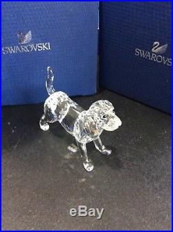 Swarovski Crystal Animal DOG Figurine BEAGLE, CLEAR 5135917 NIB LAST oNE