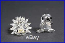 Swarovski Crystal Animals Butterfly Bird Cat Flower Porcupine Figurines LOT 9