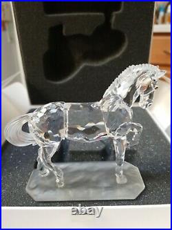 Swarovski Crystal Arabian Stallion Horse Figurine 221609 Martin Zendron