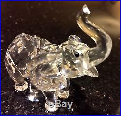 Swarovski Crystal Baby Elephant Retired- LOOK