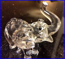 Swarovski Crystal Baby Elephant Retired- LOOK