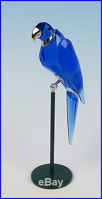 Swarovski Crystal Balabac withStand Blue Sapphire Paradise Bird Figurine 284065