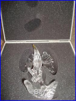 Swarovski Crystal Bald Eagle Box & COA 7670 000 002