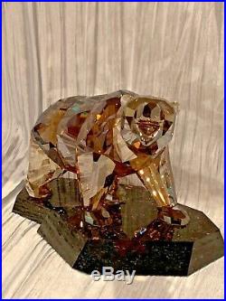 Swarovski Crystal Bear (Soulmates) with Boxes and Certificate 1037053 RETIRED