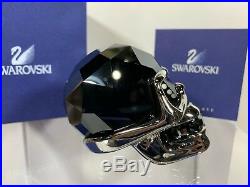 Swarovski Crystal Black Crystal Small Skull 9600 000 184 / 1124215 MIB WithCOA