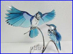 Swarovski Crystal Blue Jays Figurine- Statement Piece 1176149