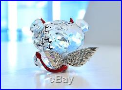 Swarovski Crystal Bo Bear Naught But Nice Angel Wings 1143382 Brand New in Box
