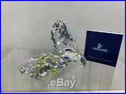 Swarovski Crystal Butterfly On Yellow Flower 9100 000 027 / 840190 MIB WithCOA