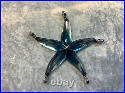 Swarovski Crystal Cantil 9601030201 626201. Blue Starfish. Retired 2005. MIB+COA