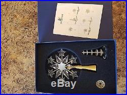 Swarovski Crystal Christmas Tree Topper WithStand In Box NEVER USED. RETIRED