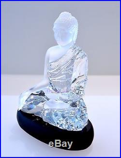 Swarovski Crystal Clear Buddha Signed Zen Gift 5064252 Brand New In Box