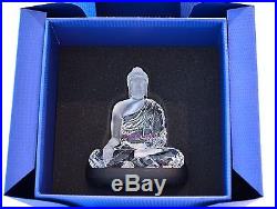 Swarovski Crystal Clear Buddha Signed Zen Gift 5064252 Brand New In Box
