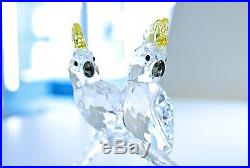 Swarovski Crystal Cockatoos Couple Love Bird Wedding 5135939 Brand New In Box