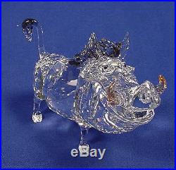 Swarovski Crystal DISNEY'S PUMBAA Figurine #1049784 NIB